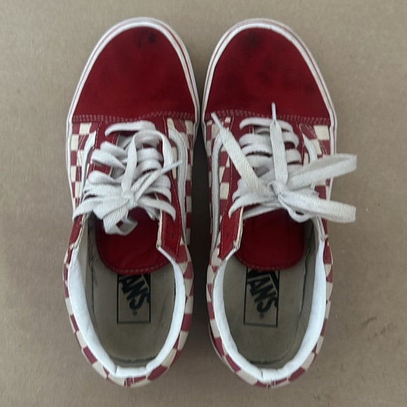 Vans SK8-Low Checkered Red - Picture 8 of 13